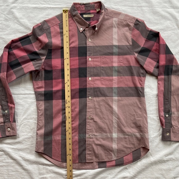 Burberry Brit Button Up Long Sleeve Shirt, Men’s Size Large - Picture 6 of 12